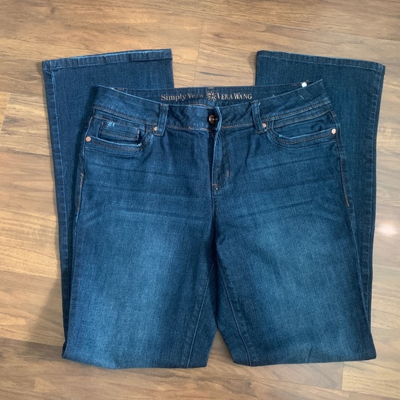 Simply Vera Vera Wang Flap Pocket Bootcut Jeans Size 10 - Picture 4 of 5